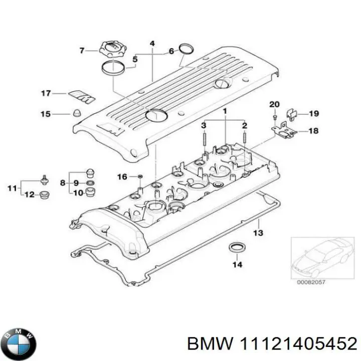  BMW 11121405452 preço, a partir de 45,89 USD