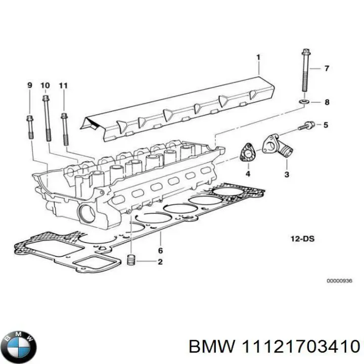 Compre 11121703410 BMW Anel de compressão do gargalho de enchimento de óleo