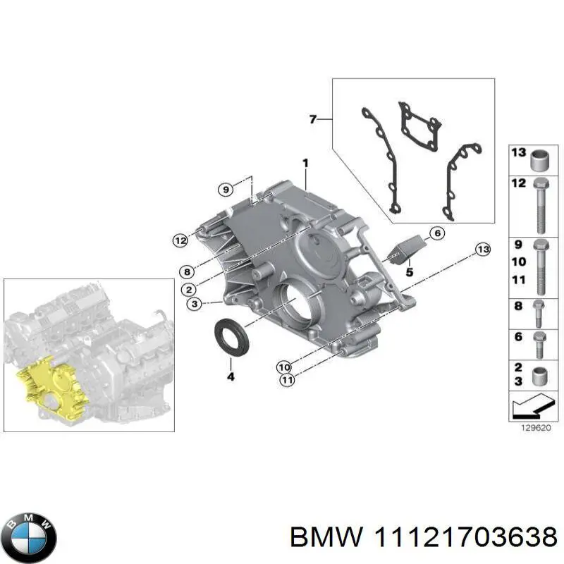  Cabeça de motor (CBC) BMW 5 carrinha (E34) (1991 - 1997) 