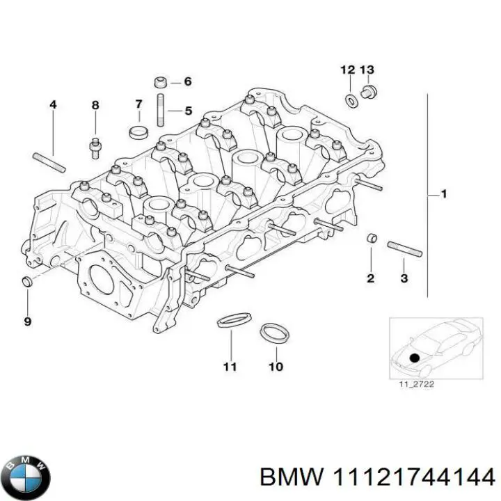  BMW 11121744144 preço, a partir de 556,13 USD