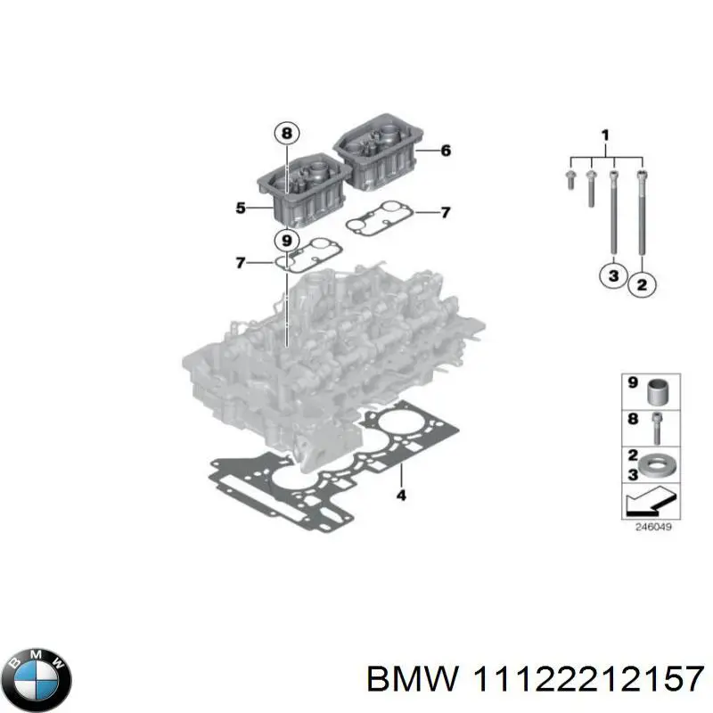 11122212157 BMW Parafuso de cabeça de motor (CBC)