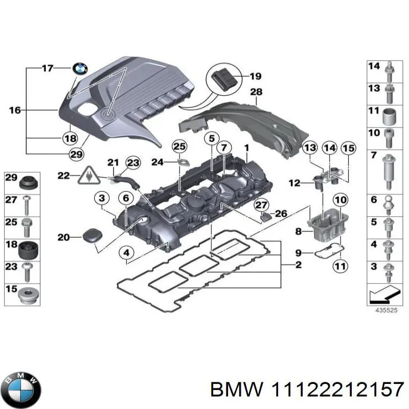 Parafuso de cabeça de motor (CBC) BMW 11122212157 preço, a partir de 63,26 USD