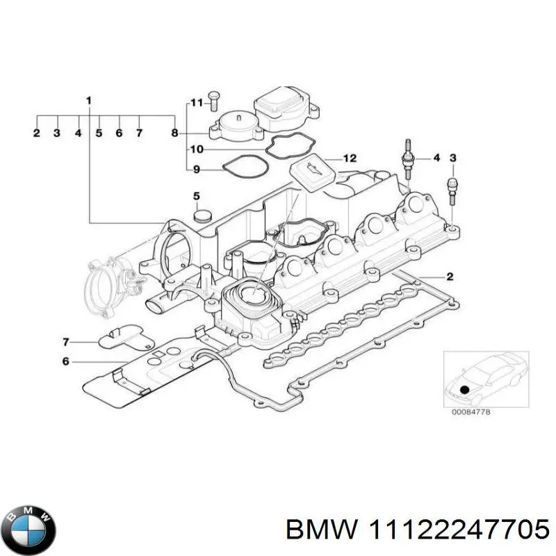 Tampão de fundo de carroçaria BMW 11122247705 preço, a partir de 3,28 USD