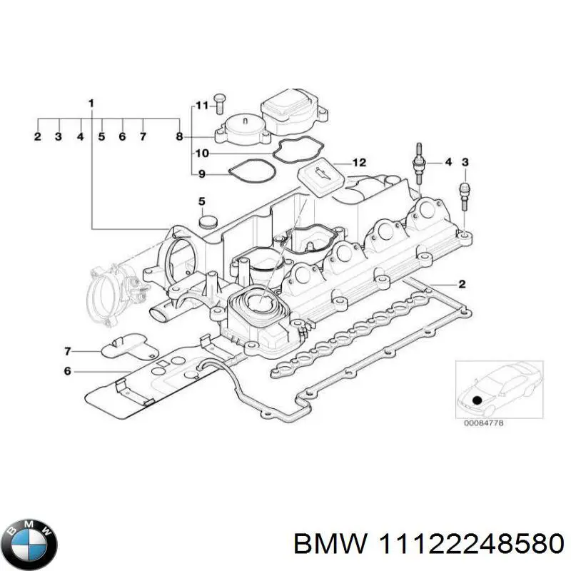 Compre 11122248580 BMW Tampa (tampão) do tanque de expansão