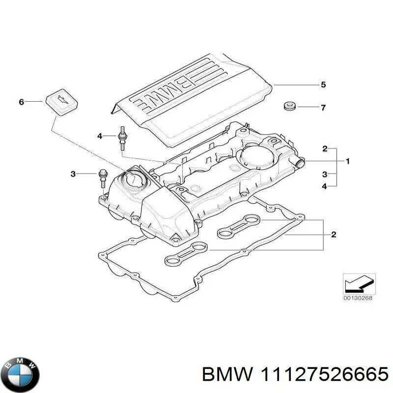 Tampa de válvulas BMW 11127526665 preço, a partir de 222,52 USD