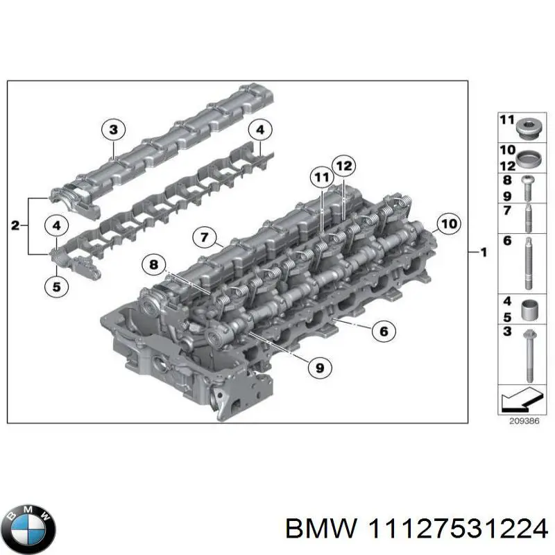 Cama da árvore distribuidora de escape BMW 11127531224 preço, a partir de 658,44 USD