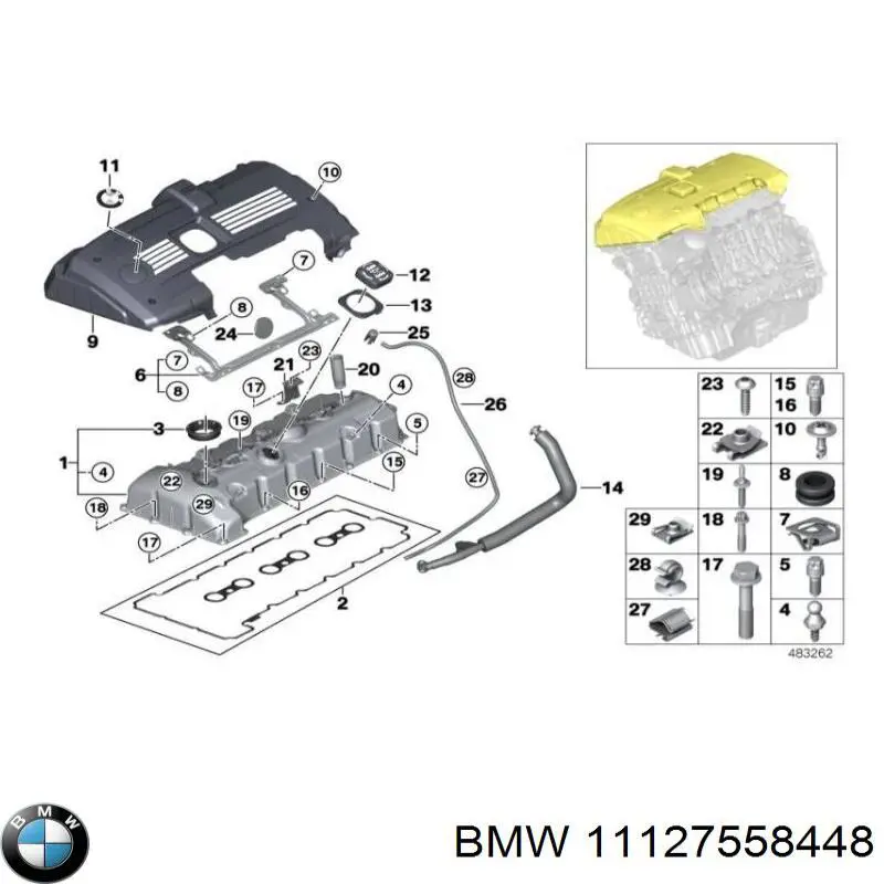  BMW 11127558448 preço, a partir de 6,83 USD