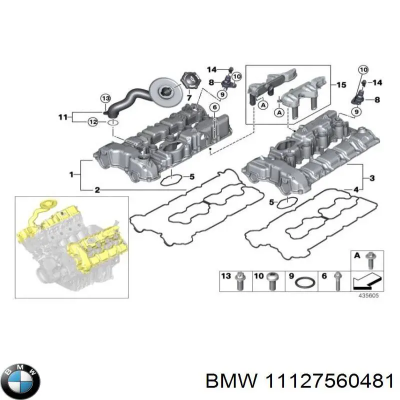 Tampa do gargalho de enchimento de óleo BMW 11127560481 preço, a partir de 4,77 USD