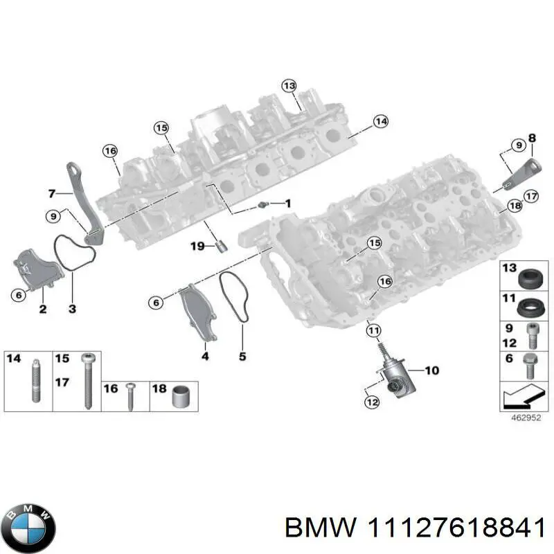 11127618841 BMW Anel de tubo de admissão do silenciador