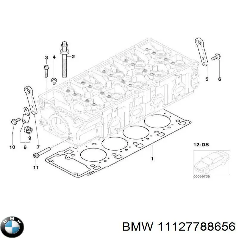 Vedante de cabeça de motor (CBC) BMW 11127788656 preço, a partir de 198,85 USD