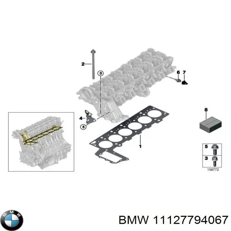 Compre 58051 Elring Vedante de cabeça de motor (CBC)
