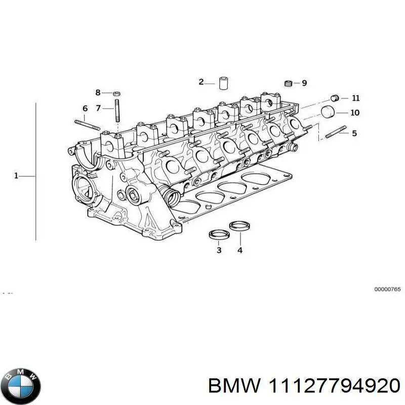Cabeça de motor (CBC) BMW 11127794920 preço, a partir de 439,26 USD