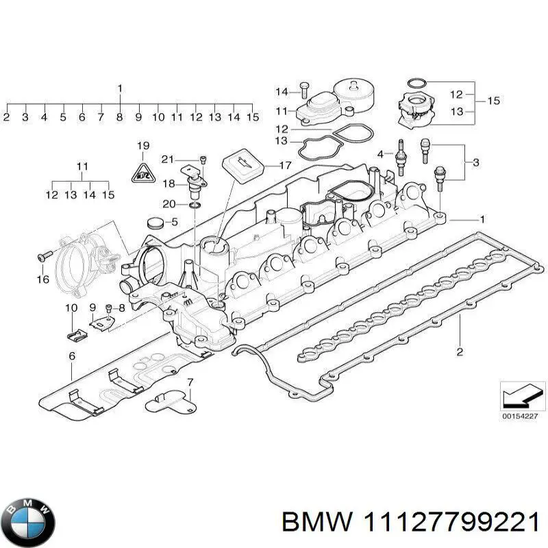 Tampa de válvulas BMW 11127795165 preço, a partir de 729,47 USD