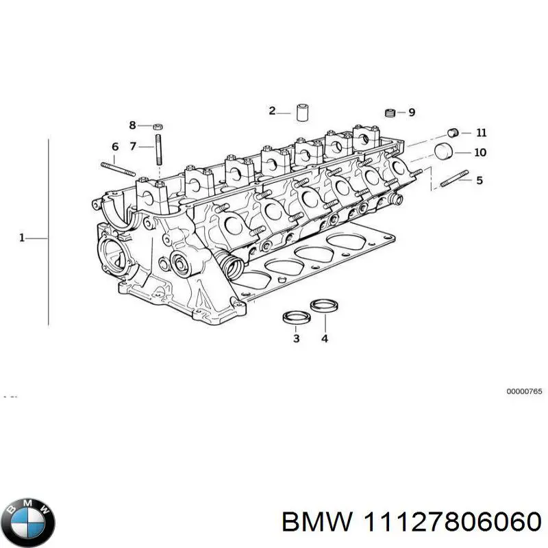 Cabeça de motor (CBC) BMW 11127806060 preço, a partir de 5114,34 USD