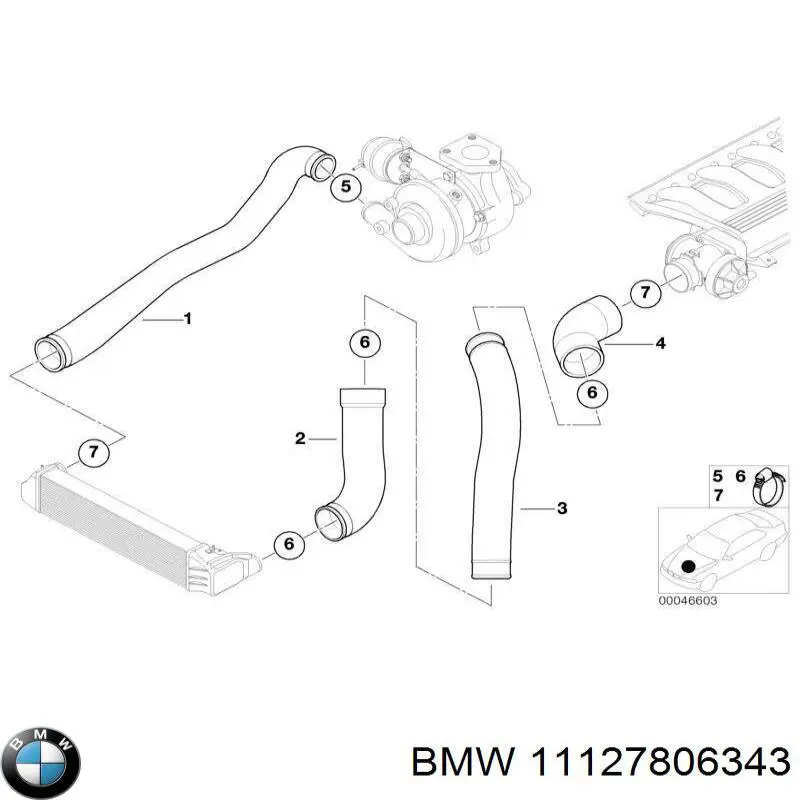 Compre 11127806343 BMW Tampão de panela de motor
