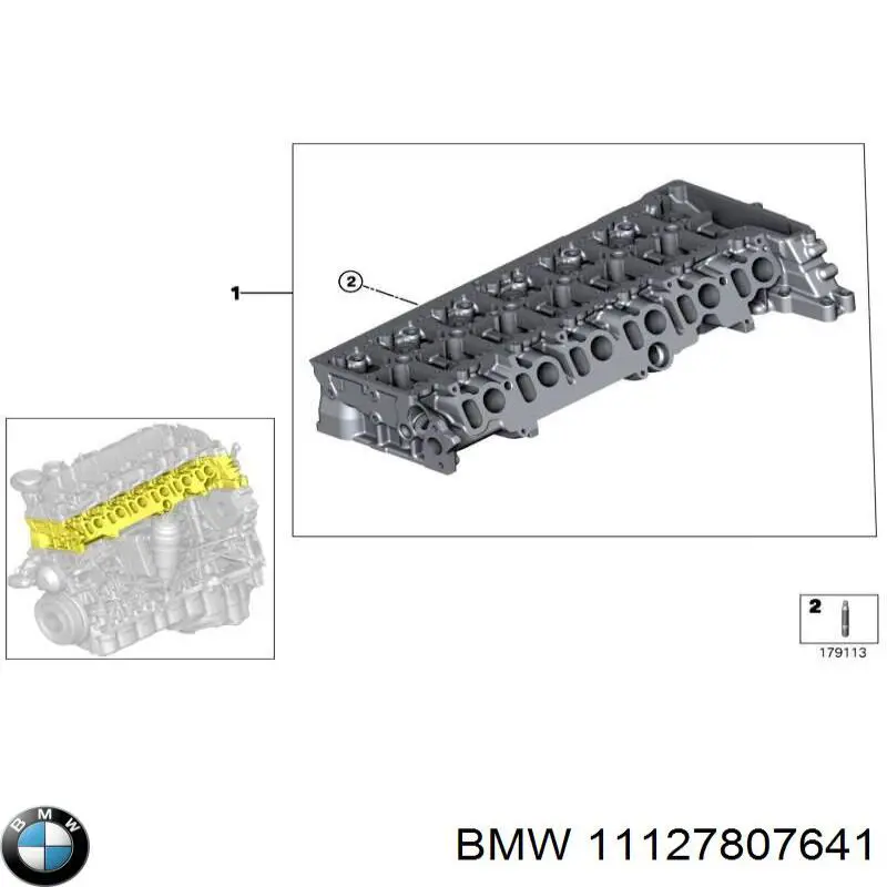 Cabeça de motor (CBC) para BMW X5  E70
