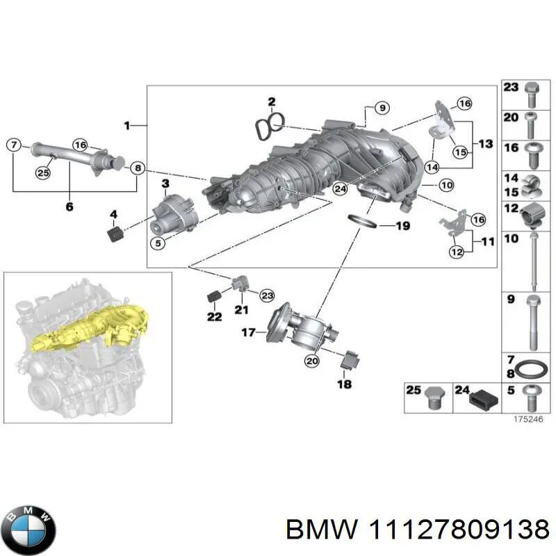 Compre 11127809138 BMW 