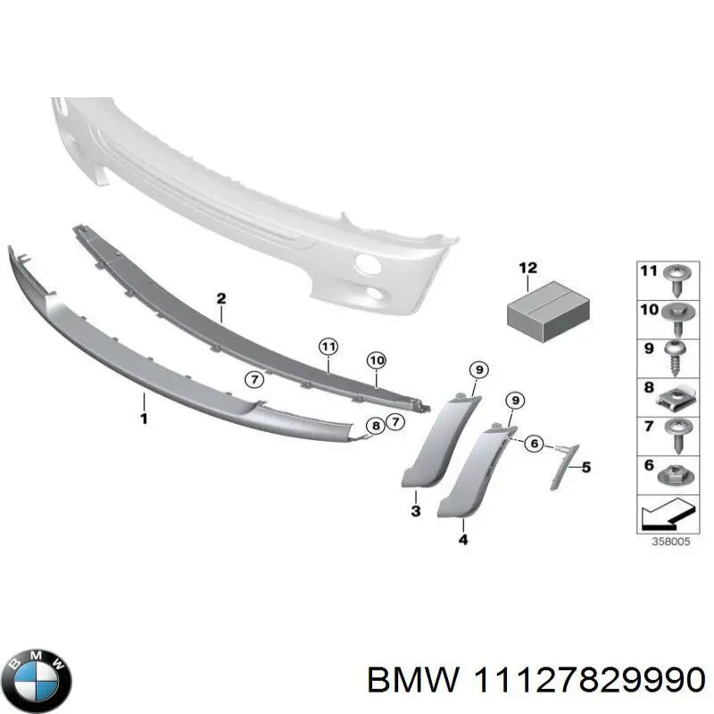 Compre 11127829990 BMW Válvula PCV de ventilação dos gases de cárter
