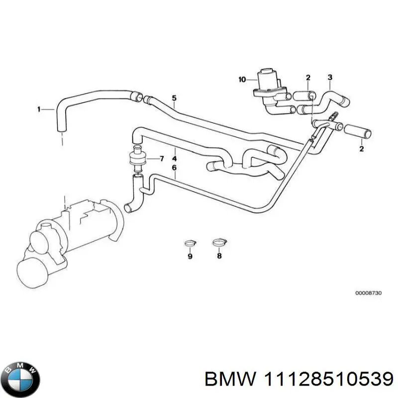 11128510539 BMW Vedante de tampa do gargalho de enchimento de óleo
