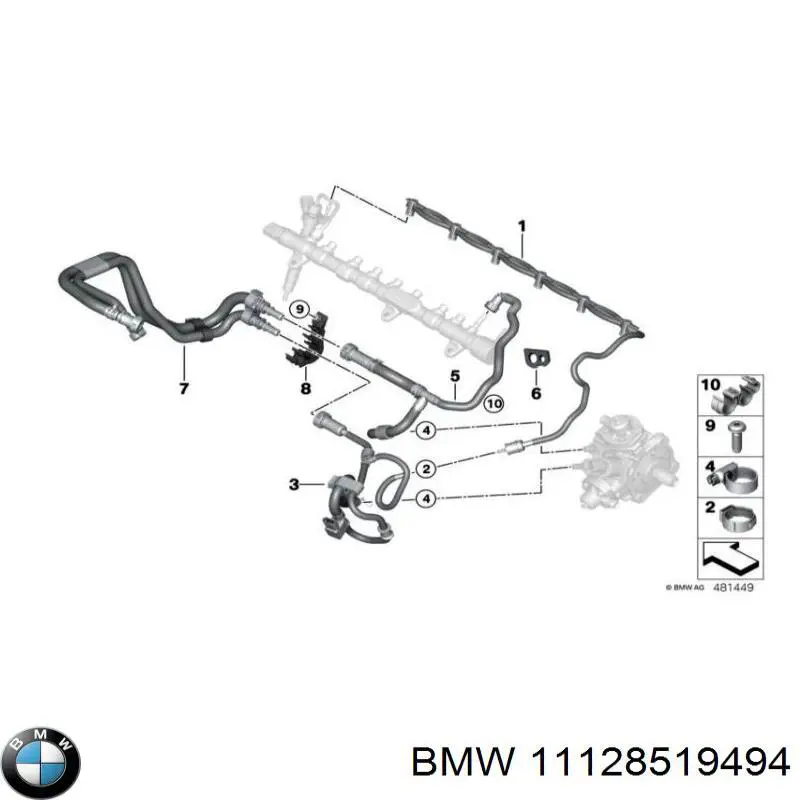 Compre 11128519494 BMW 