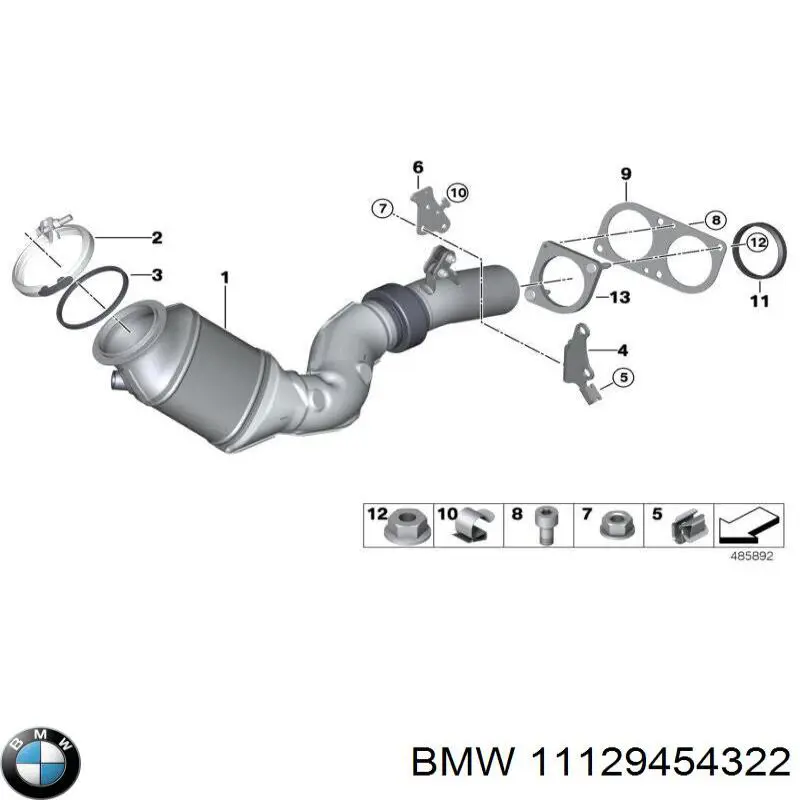Compre 11129454322 BMW 