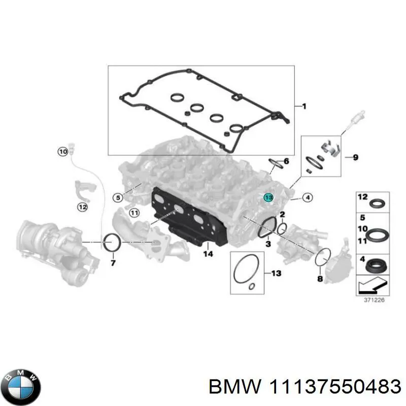 Panela de óleo de cárter do motor BMW 11137550483 preço, a partir de 67,72 USD