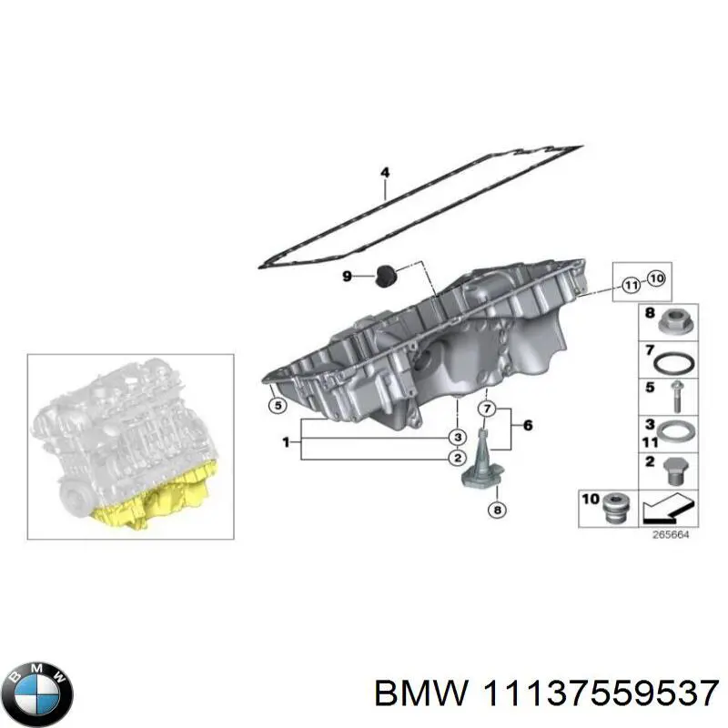 BMW 11137559537 preço, a partir de 7,41 USD