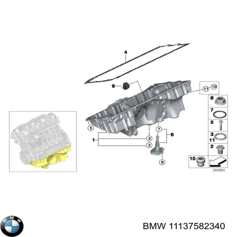  BMW 11137582340 preço, a partir de 5,13 USD