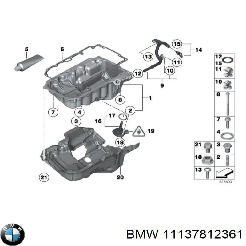 V205021 VEMO/Vaico Panela de óleo de cárter do motor