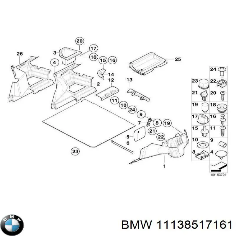 11138517161 BMW Panela de óleo de cárter do motor