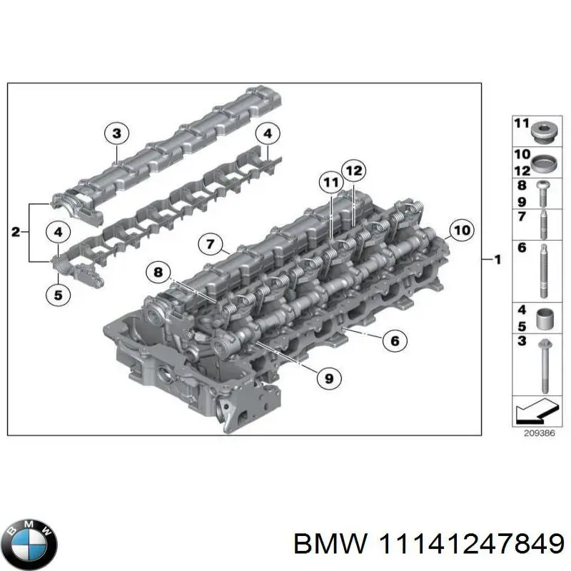 11141247849 BMW Vedante de tampa do gargalho de enchimento de óleo
