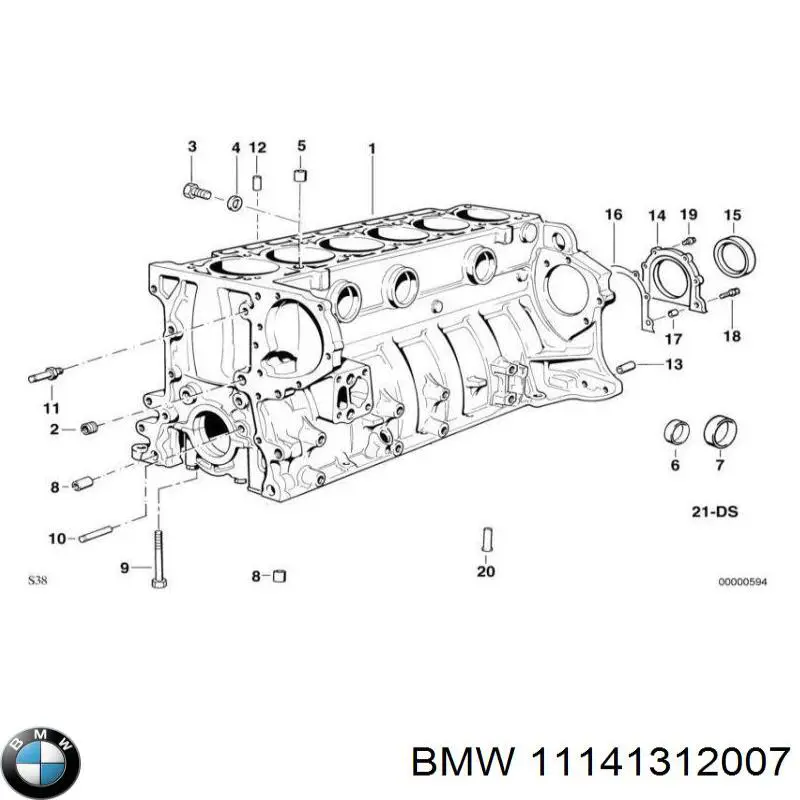 Vedação dianteira de cambota de motor BMW 11141312007 preço, a partir de 14,28 USD