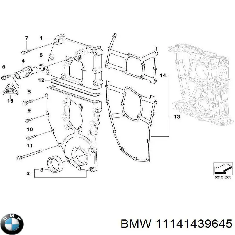 Compre 11141439645 BMW 