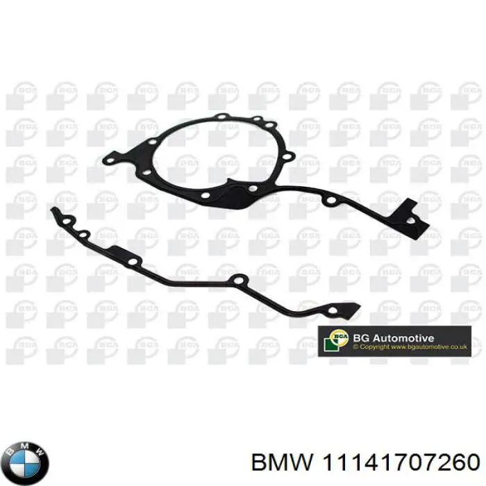 Vedante esquerdo de tampa dianteira de motor BMW 11141707260 preço, a partir de 8,84 EUR