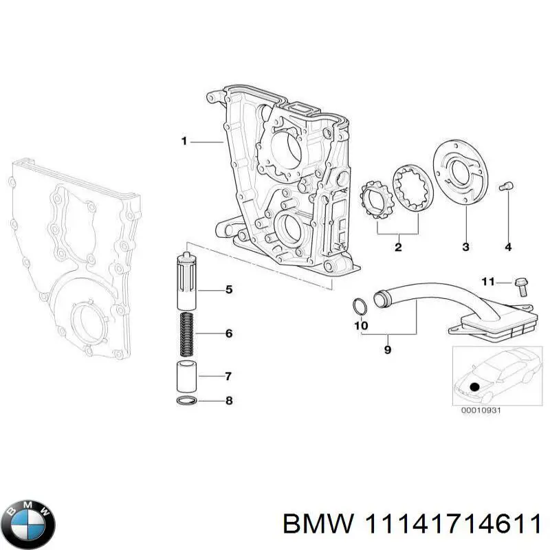 Bomba de óleo BMW 11141714611 preço, a partir de 75,60 USD