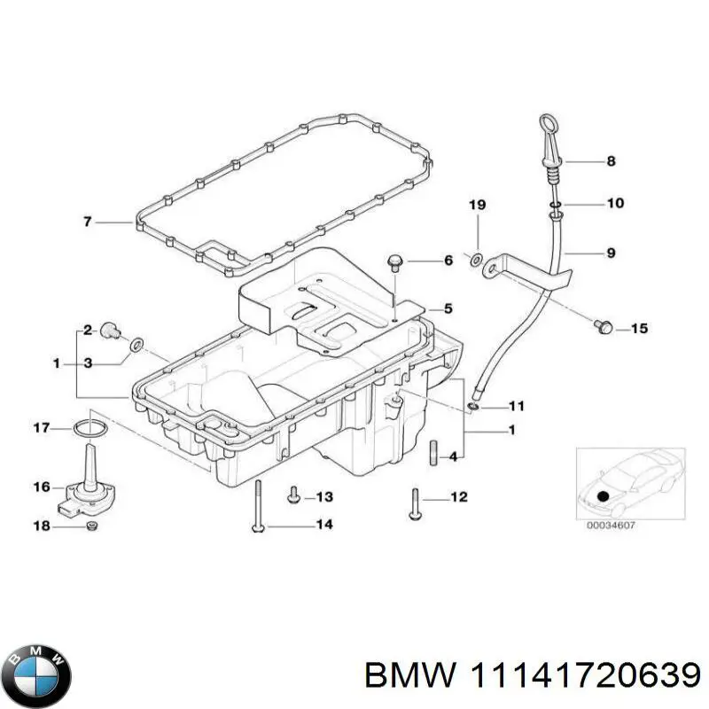 Vedante esquerdo de tampa dianteira de motor BMW 11141720639 preço, a partir de 5,91 USD