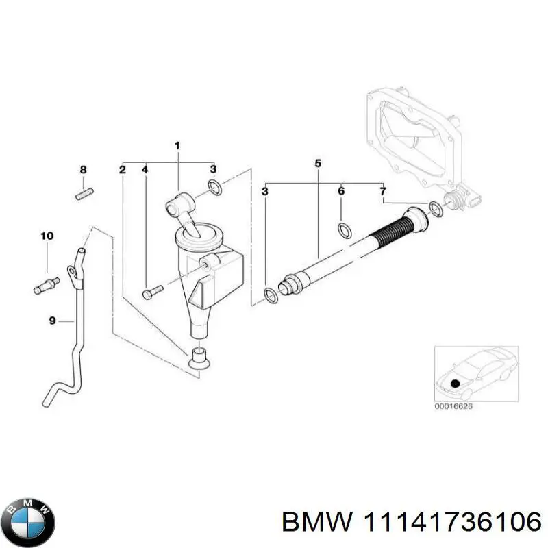 Compre 11141736106 BMW 