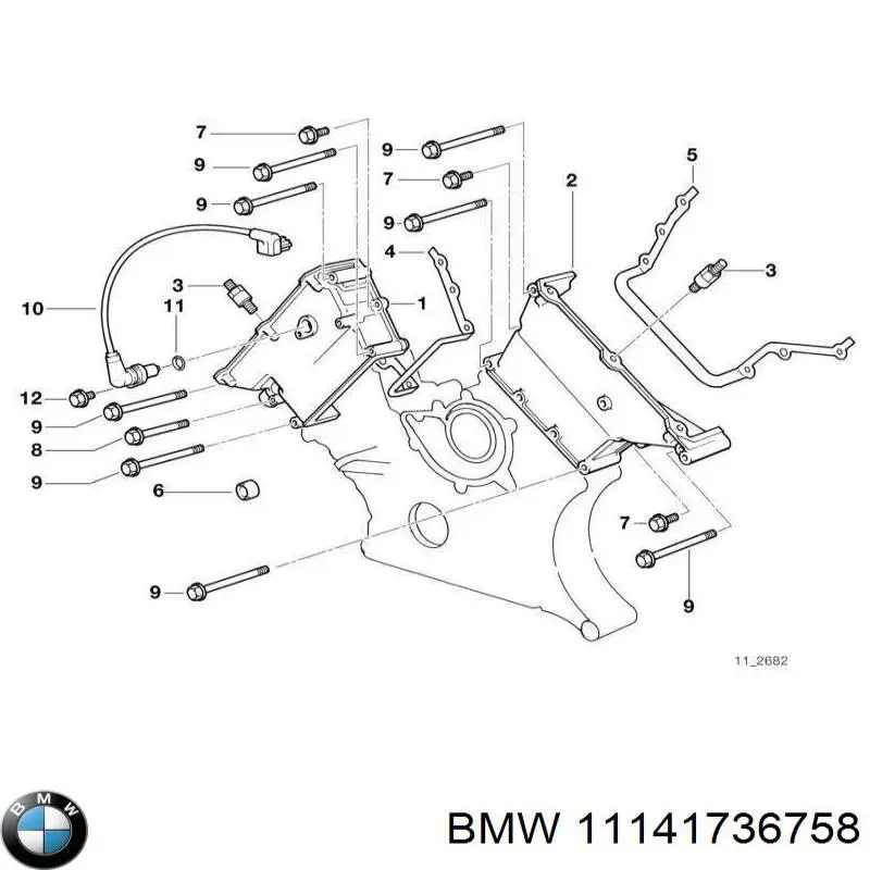 11141736758 BMW Anel de tubo de admissão do silenciador