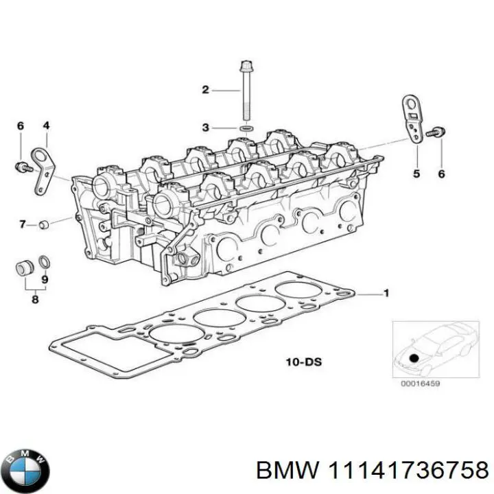 Compre 11141736758 BMW Anel de tubo de admissão do silenciador