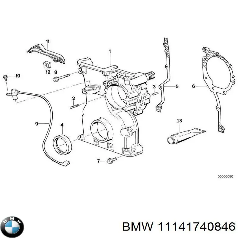 Compre 11141740846 BMW Vedante esquerdo de tampa dianteira de motor