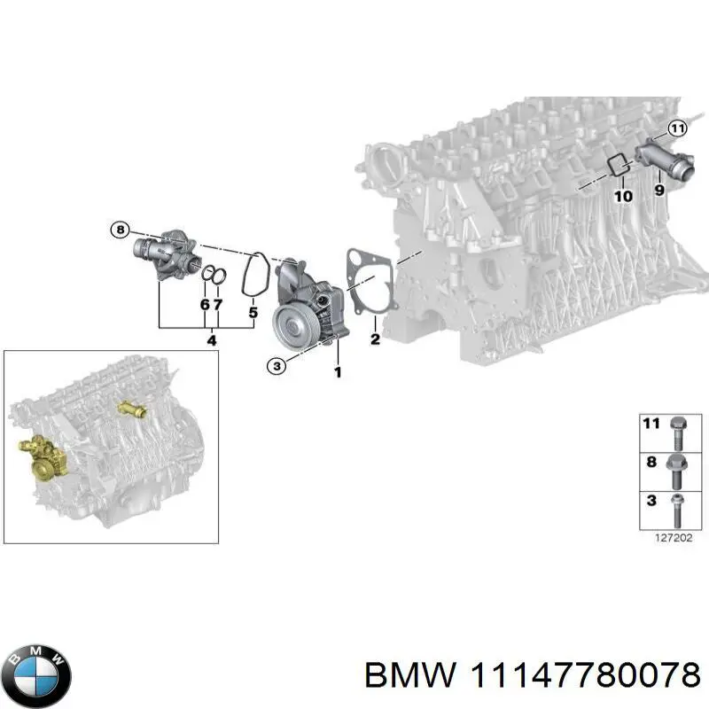  BMW 11147780078 preço, a partir de 274,54 USD