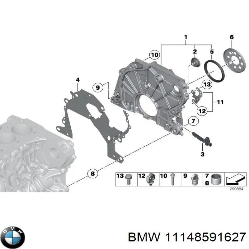 Motor montado BMW 11148591627 preço, a partir de 516,37 USD