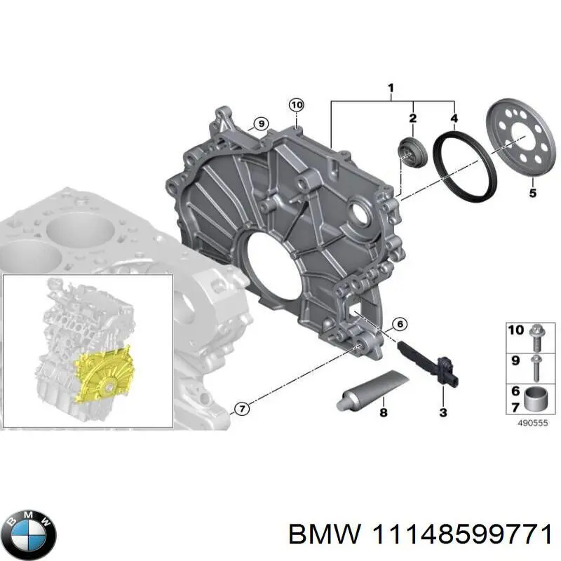 Vedação traseira de cambota de motor BMW 11148599771 preço, a partir de 32,81 USD