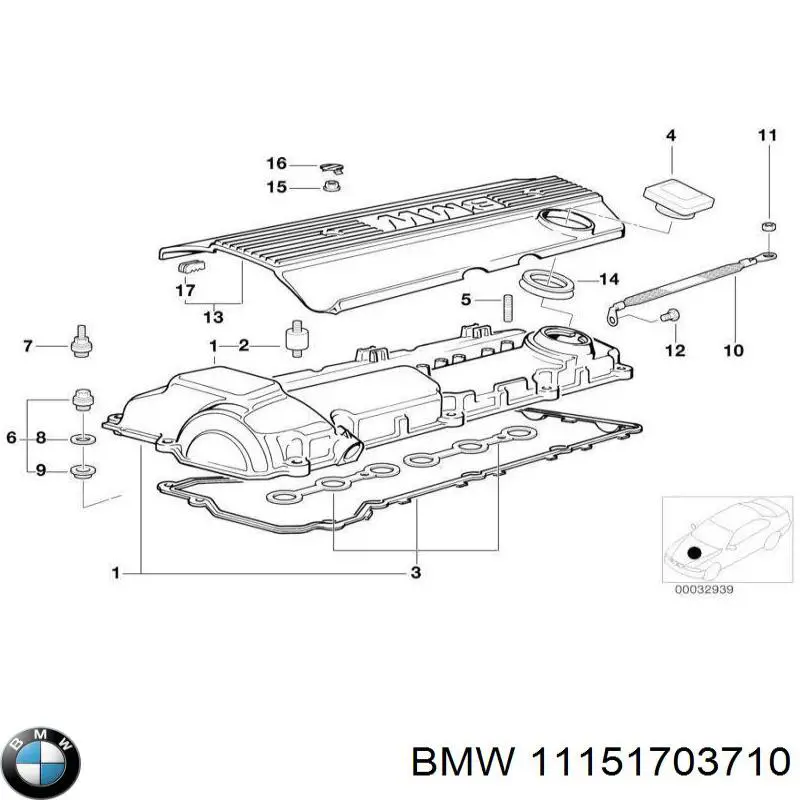 Flange de separador de óleo do sistema de ventilação de cárter BMW 11151703710 preço, a partir de 20,84 USD