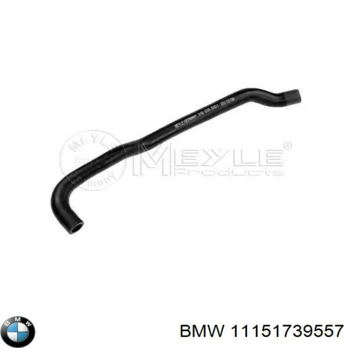 Cano derivado de ventilação de cárter (de separador de óleo) BMW 11151739557 preço, a partir de 15,53 USD