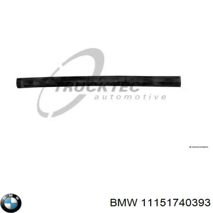 Compre 11151740393 BMW Cano derivado de ventilação de cárter (de separador de óleo)