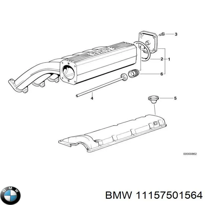 Válvula PCV de ventilação dos gases de cárter BMW 11157501564 preço, a partir de 31,40 USD