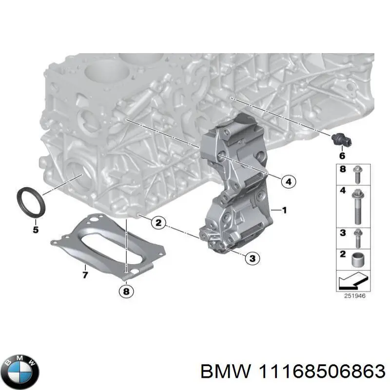 11168506863 BMW Consola do compressor de aparelho de ar condicionado
