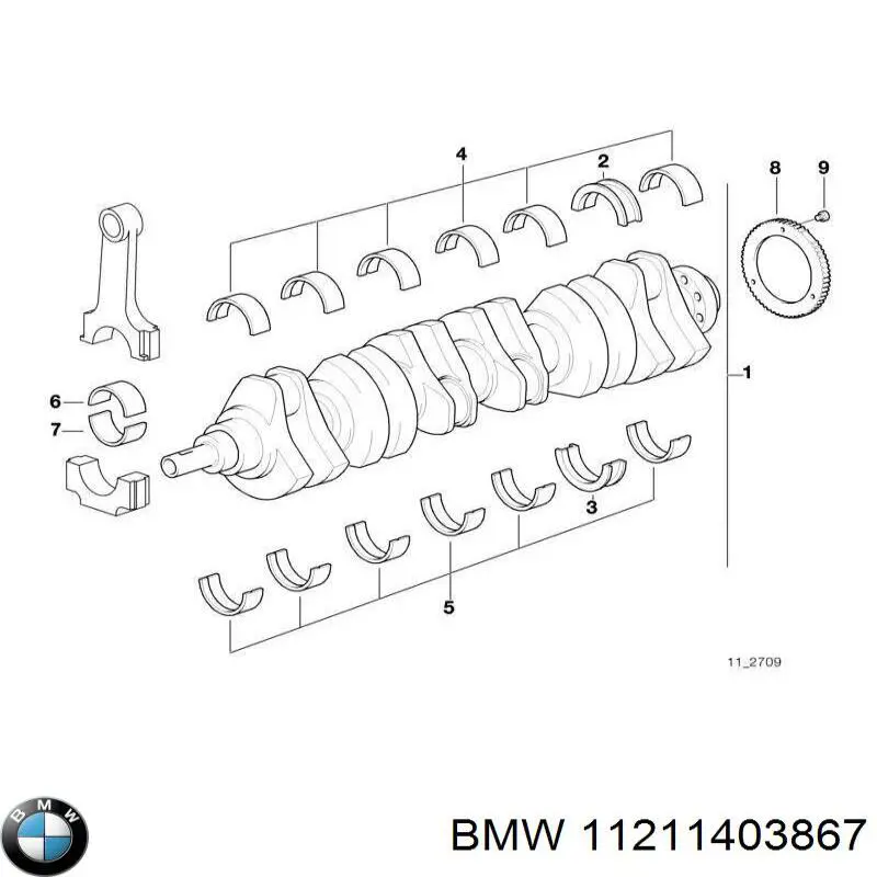 Cambota de motor BMW 11210007262 preço, a partir de 2811,78 USD