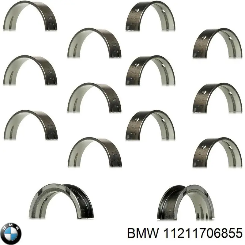 Folhas inseridas principais de cambota, kit, 2ª reparação ( + 0,50) BMW 11211717784 preço, a partir de 48,27 USD